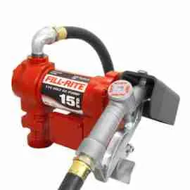 Bomba de DC de 12 voltios con manguera y pistola manual / 15 GPM