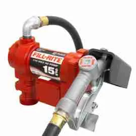 Bomba de 115 voltios de AC con manguera y pistola manual / 15 GPM