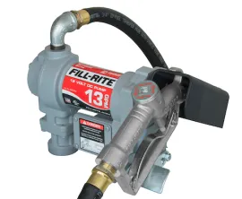 Bomba de DC de 12 voltios con manguera y pistola manual / 13 GPM