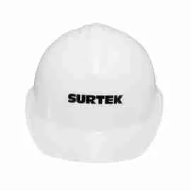 Casco de seguridad con ajuste de intervalos blanco