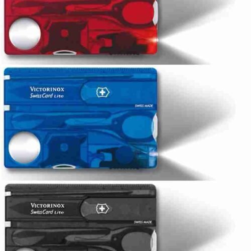 NAVAJA SWISS CARD ROJA TRANSPARENTE 10 USOS