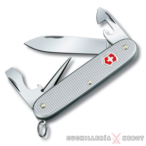 NAVAJA SOLDADO ALOX PLATEADA 8 USOS