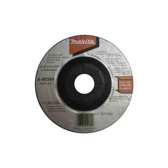 DISCO DESBASTE CONCAVO 4 1/2X7/8X6.00MM SIN ROSCA