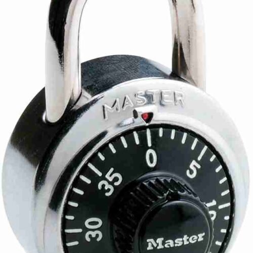 CANDADO COMBIANCION 1 7/8 (48MM) CARATULA NEGRA GANCHO 3/4