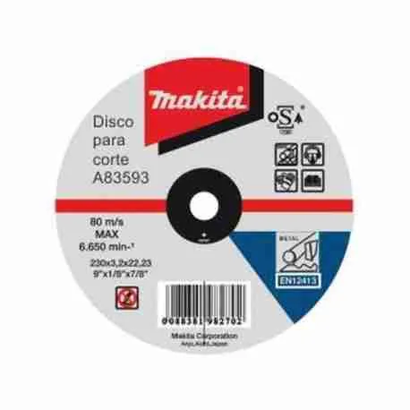 DISCO CORTE METAL 4 1/2X7/8X3.00MM