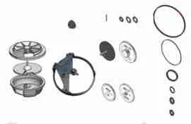 REPUESTO JUEGO DE REPARACIÓN PARA CUENTA LITROS 807CL