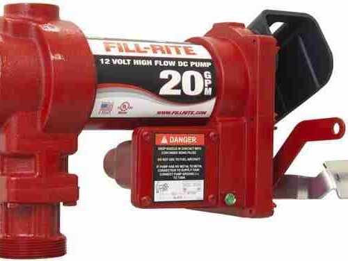 BOMBA COMBUSTIBLE DC DE 12V ALTO FLUJO 20GPM (SOLO BOMBA)