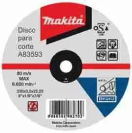 DISCO CORTE METAL 4 1/2x7/8x3.00mm MAKITA (B-44127)