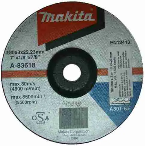DISCO CORTE METAL 7x7/8x3.00mm MAKITA (B-44208)