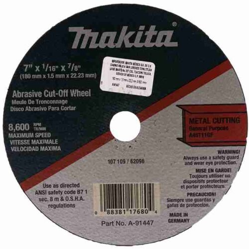 DISCO CORTE ACERO INOX 7x7/8x1.50mm