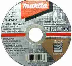 DISCO CORTE ACERO INOX 4 1/2x7/8x1.00mm