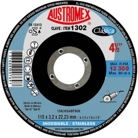 DISCO COPA CORTE INOX 4 1/2X1/8X7/8
