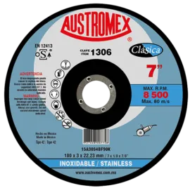DISCO COPA CORTE INOX 7X3/32X7/8