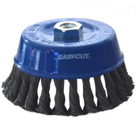 CEPILLO TIPO COPA DE ALAMBRE TRENZADO 5"