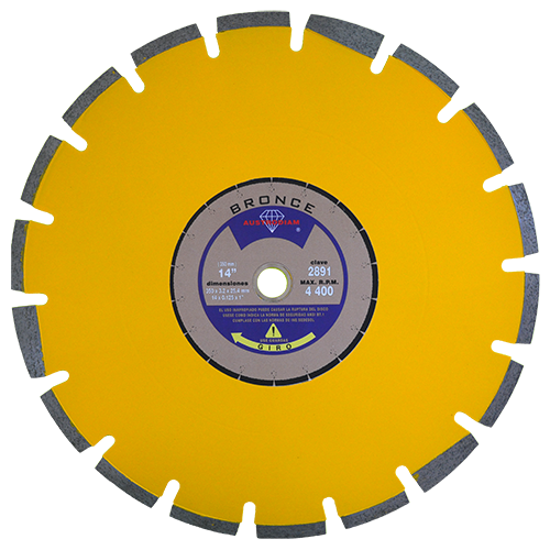 DISCO DIAMANTE RIN SEGMENTADO CORTE PISO-ASFALTO 14"