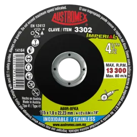DISCO CORTE 4-1/2X0.04X7/8 ACERO INOXIDABLE IMPERIAL
