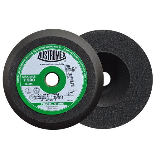 COPA ABRASIVA SOLIDA USO PIEDRA 5X2X5/8 G80