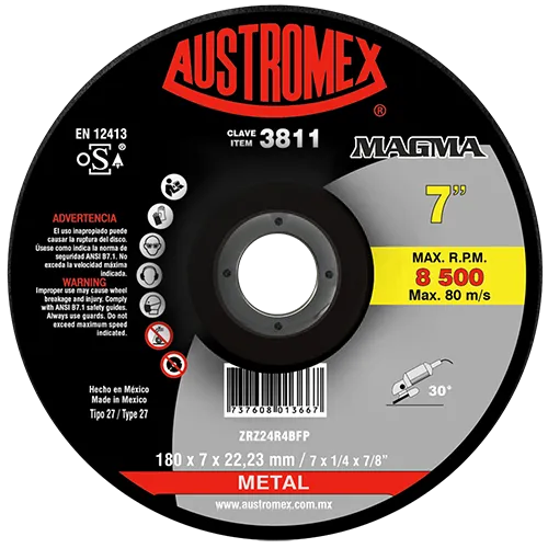 DISCO DESBASTE METAL 7