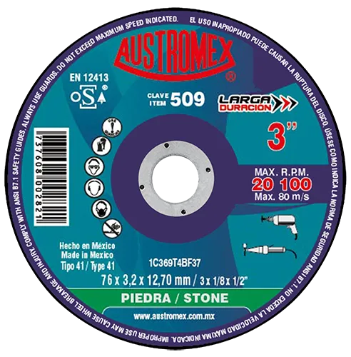 DISCO CORTE METAL MOTOTOOL 3X1/16X1/4