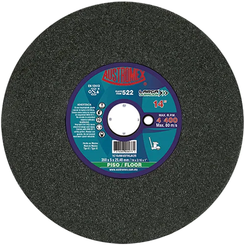 DISCO CORTE ASFALTO-CONCRETO ALTA VELOCIDAD 14X3/16X1