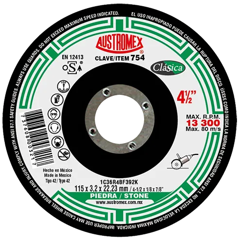 DISCO COPA CORTE PIEDRA ALTO RENDIMIENTO 4 1/2X1/85X7/8 EASY CUT