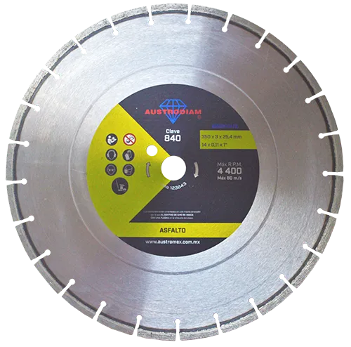 DISCO DIAMANTE 14"X1/8X1 PARA CORTE DE ASFALTO