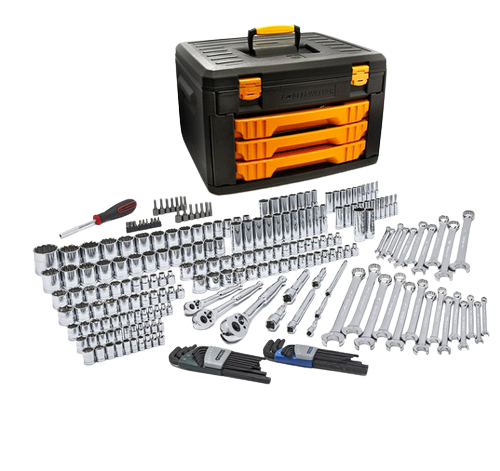 caja de herramientas surtida