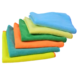 toallitas de colores microfibra