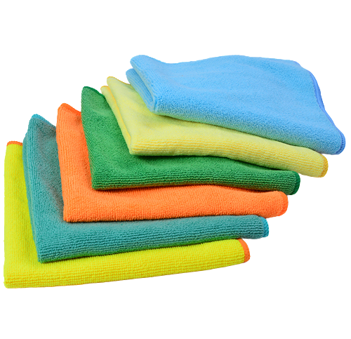 toallitas de colores microfibra