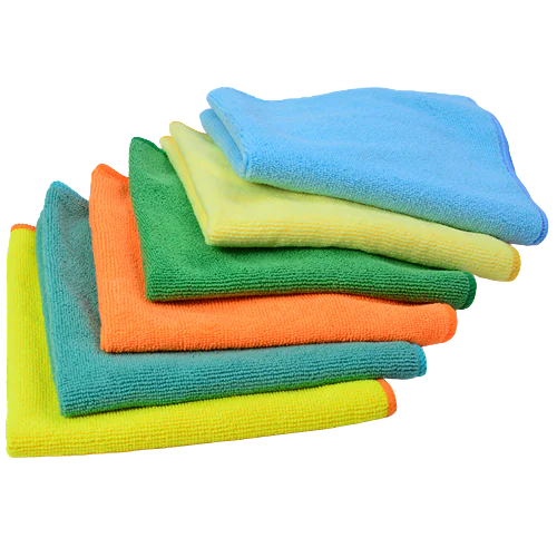 toallitas de colores microfibra